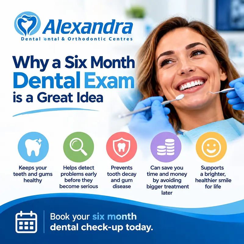 Why a six monthly dental exam is a great idea .